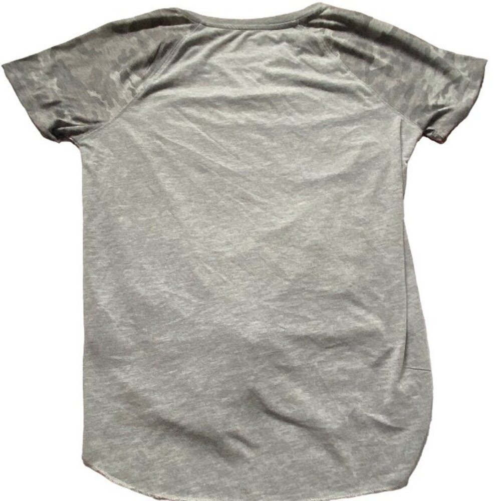 NFL 'Teens' New York Giants Apparel Front Tie Short Sleeve T-Shirt-Gray- Lg-NWT - Picture 5 of 6